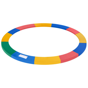 Couvre-ressort trampoline Ø 366 cm PVC PE haute densité rembourrage 15 mm multicolore