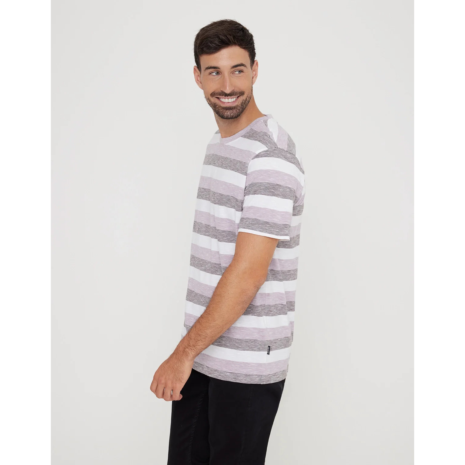 Camiseta Manga Corta Algodón Morado - Galizury