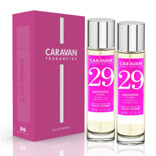 Caravan fragancias - caja de regalo con 2 perfumes nº29 de 150 ml, para mujer