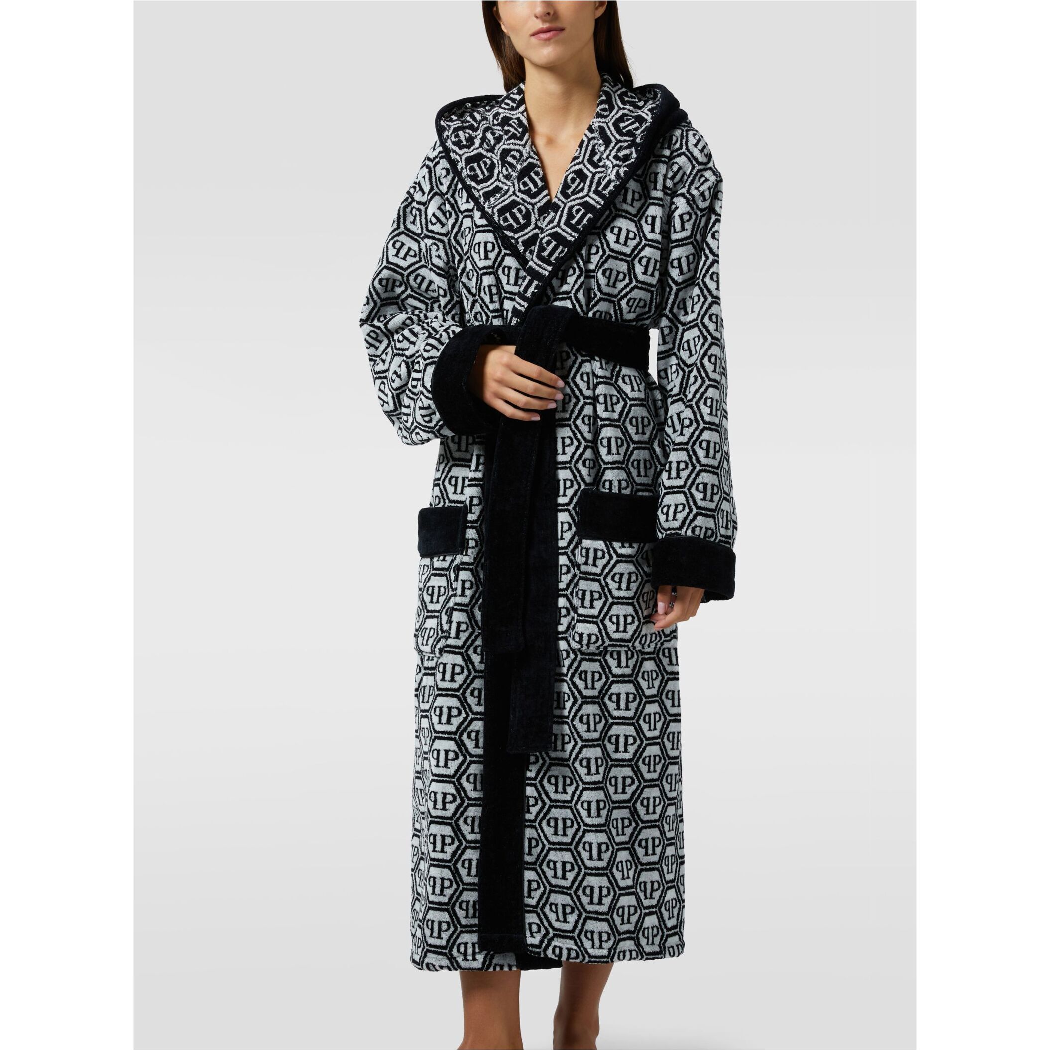 PHILIPP PLEIN Hooded Bathrobe PP