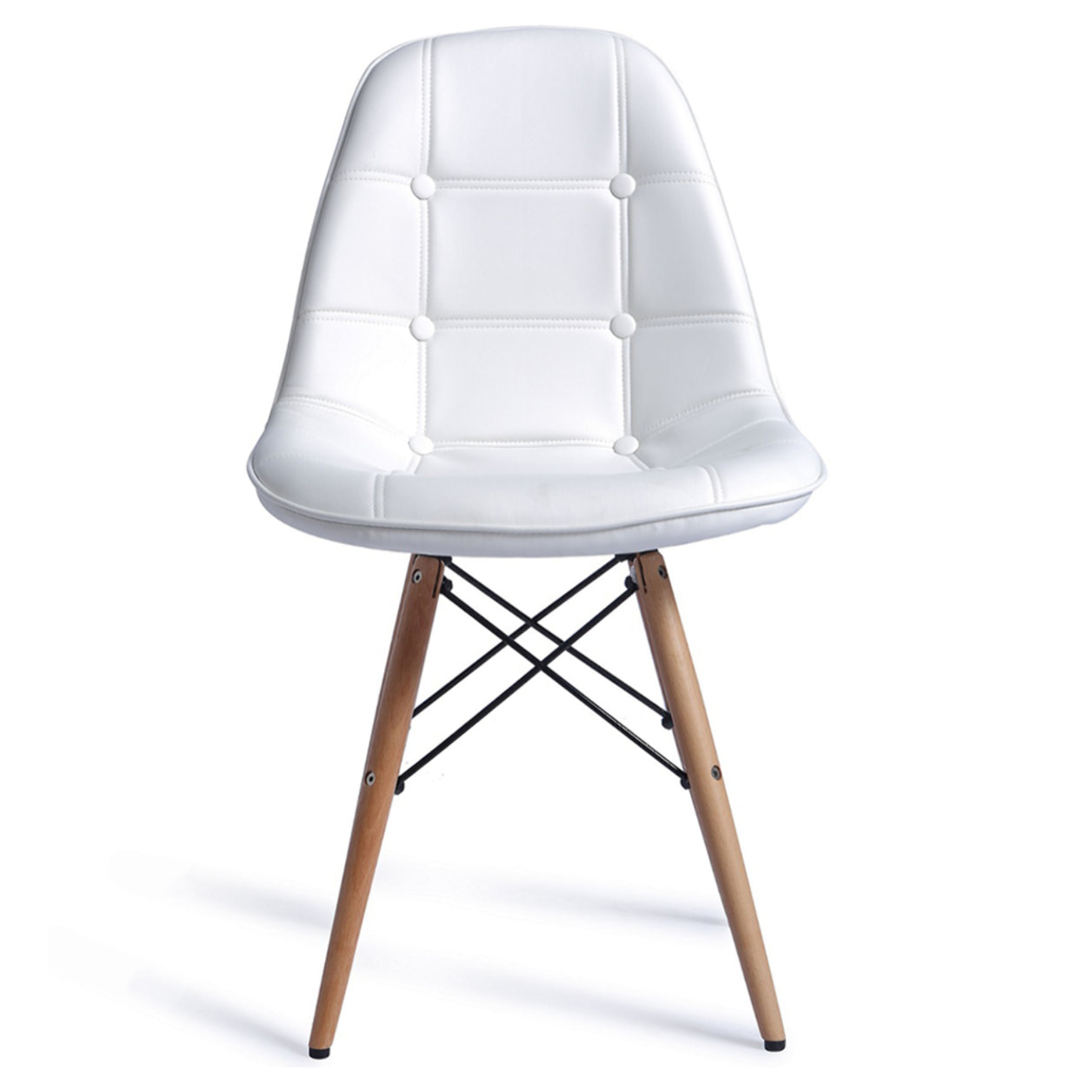 Silla Eiffel Capitoné White