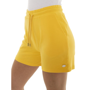 Pantalón corto de mujer Leone Basic de algodón elástico