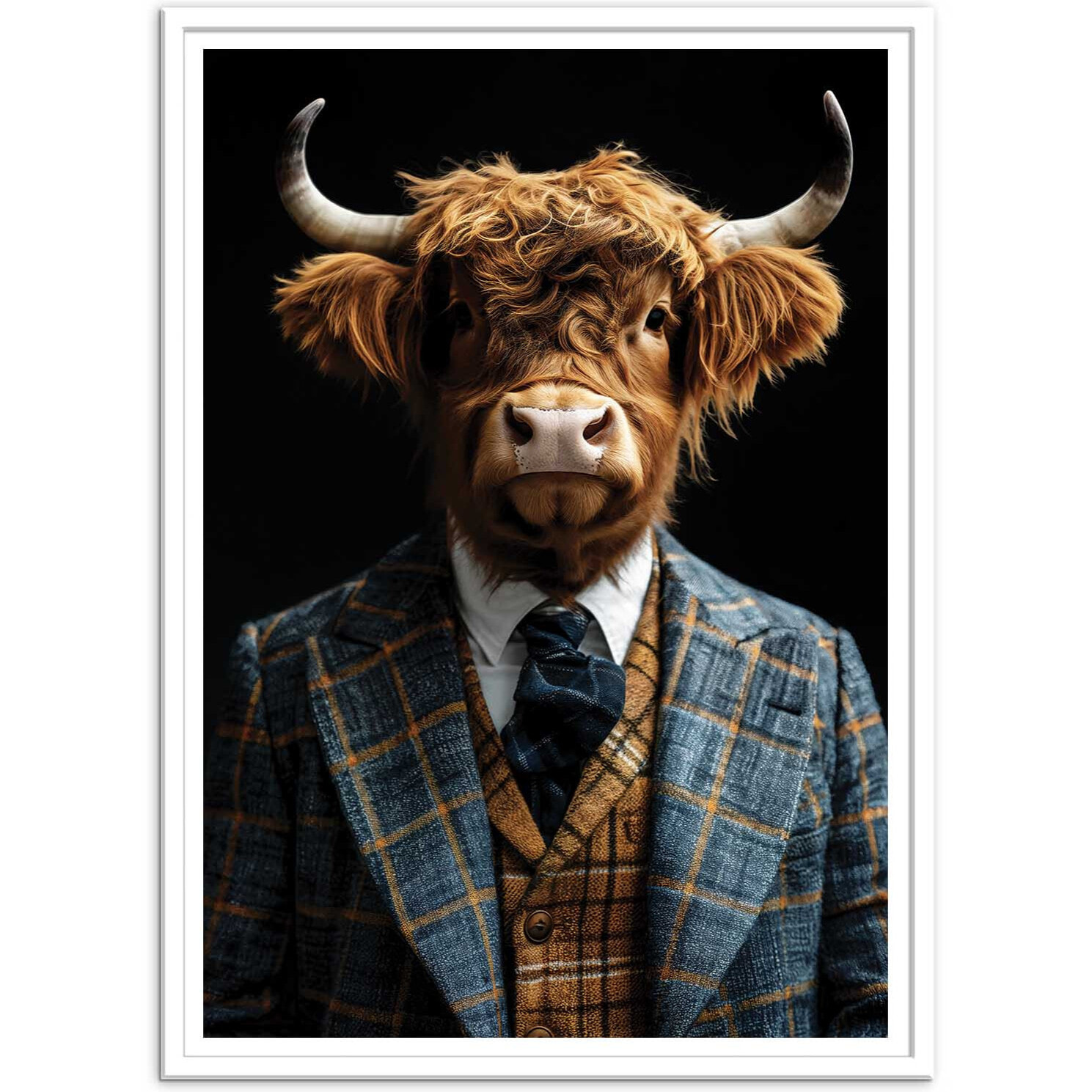 Affiche - Highland Cattle Wild suits - Philippe Hugonnard