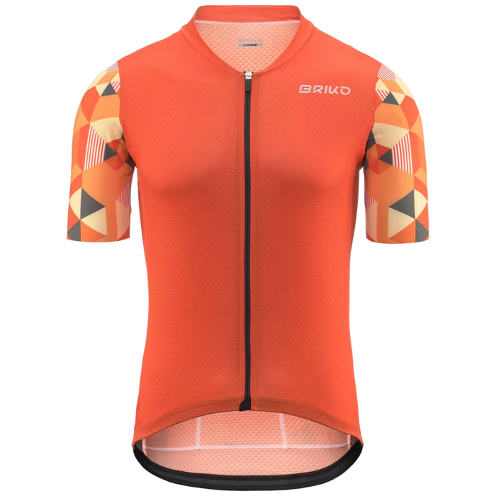 Briko - Maglie gioco, Uomo, Arancione - Jerseyko Abstract