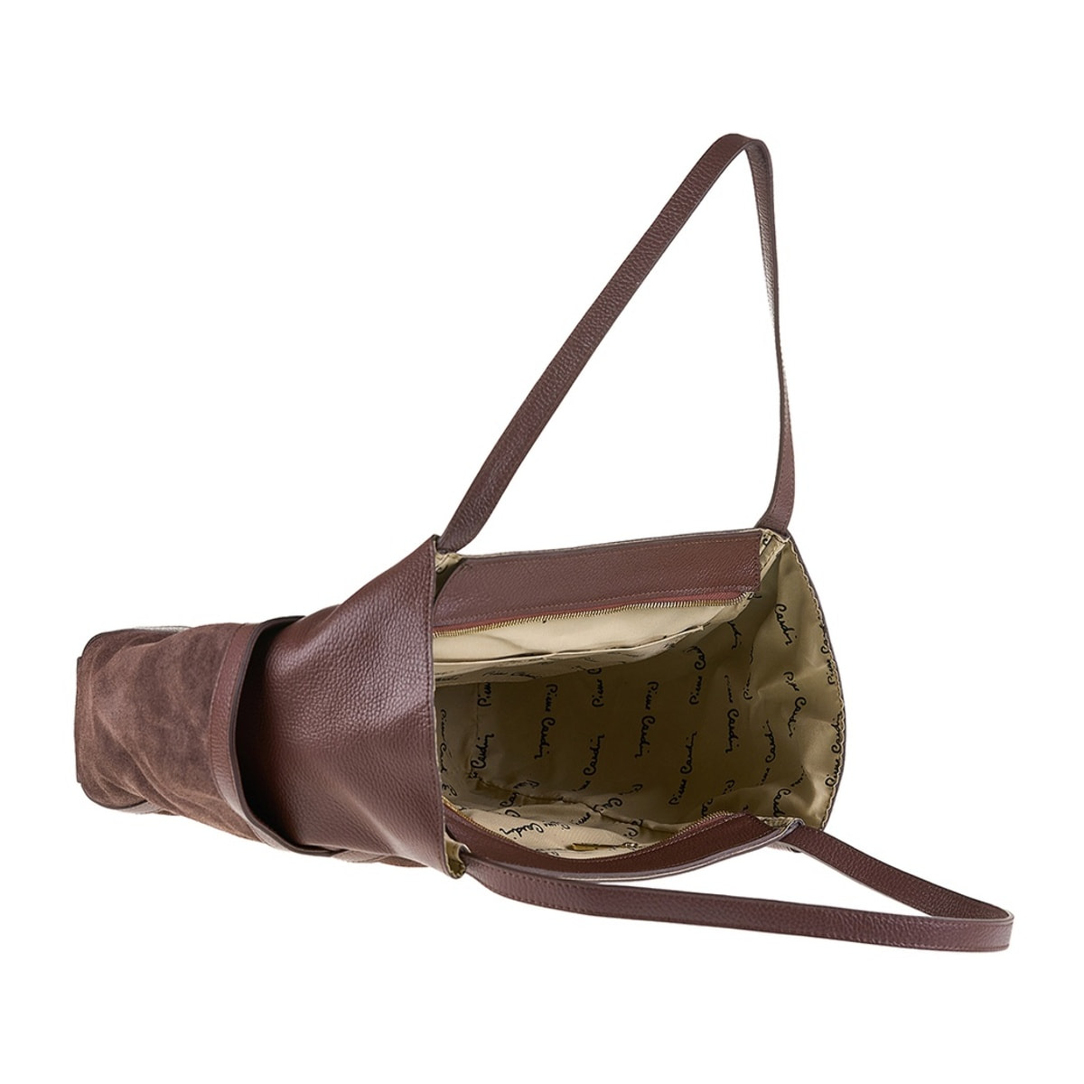 Borsa a spalla da donna Made in Italy - Modello Sereia - 100% pelle - 43.0 x 30.0 x 12.0 cm