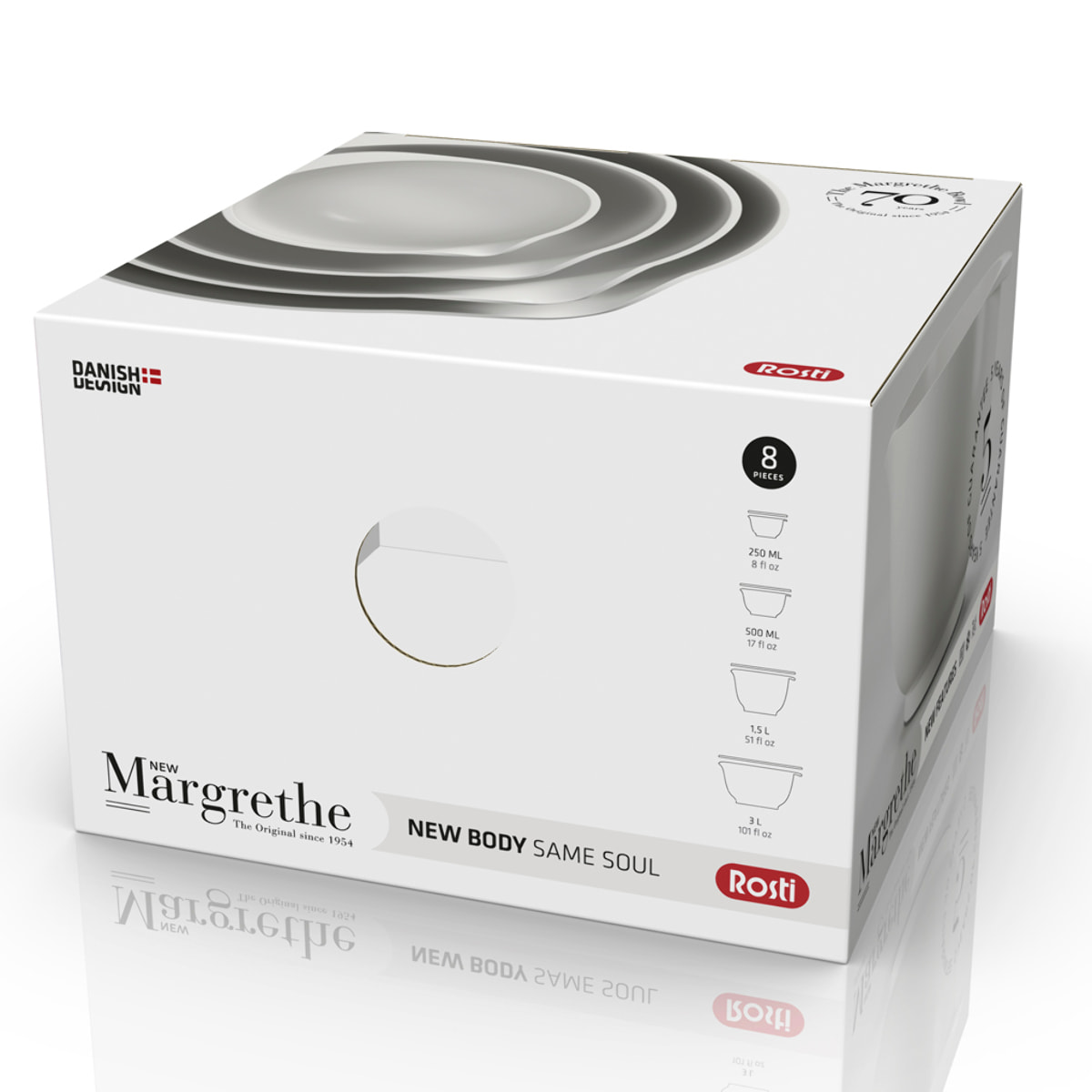 Set de bols 8 pces NEW Margrethe