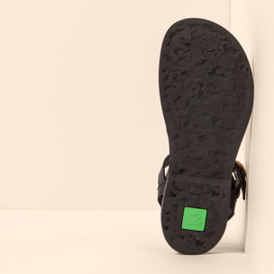 Sandalias N5874 SOFT NAPPA BLACK/ ARENISCA color Black