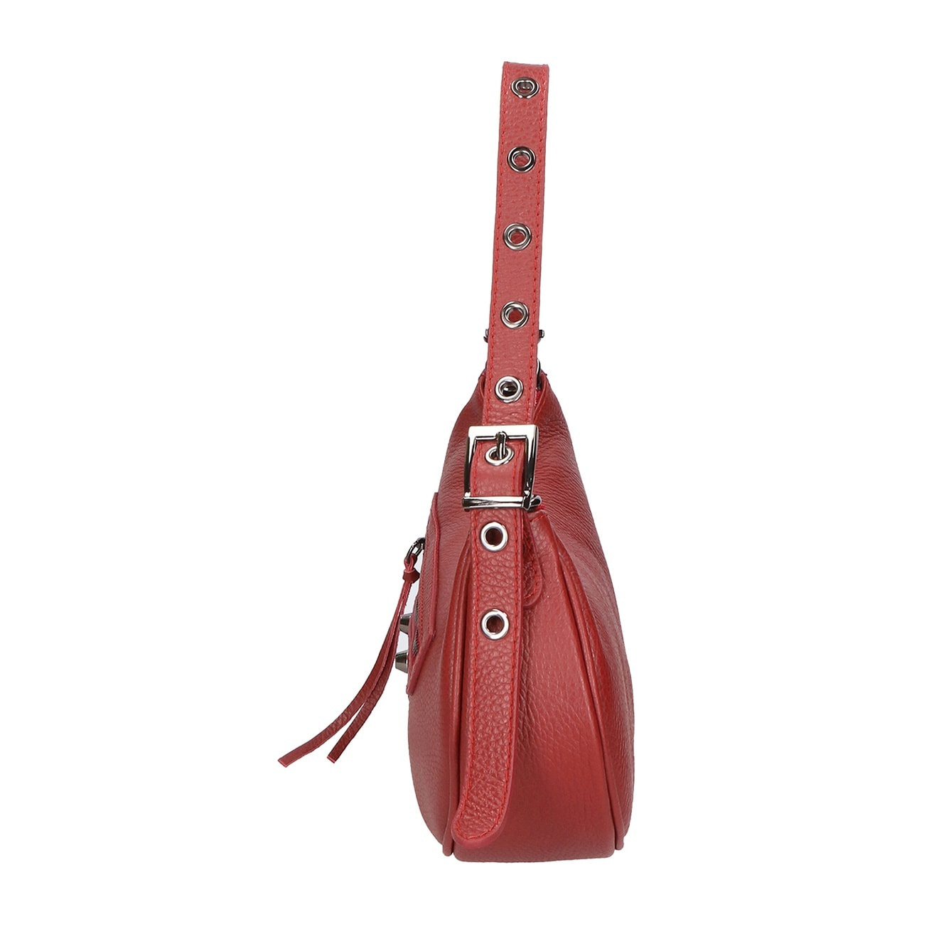Borsa a spalla da donna - Modello Loredana - Vera pelle - 30.0 x 15.0 x 8.0 cm