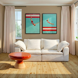 Affiche encadrée envol 73x103cm Kare Design