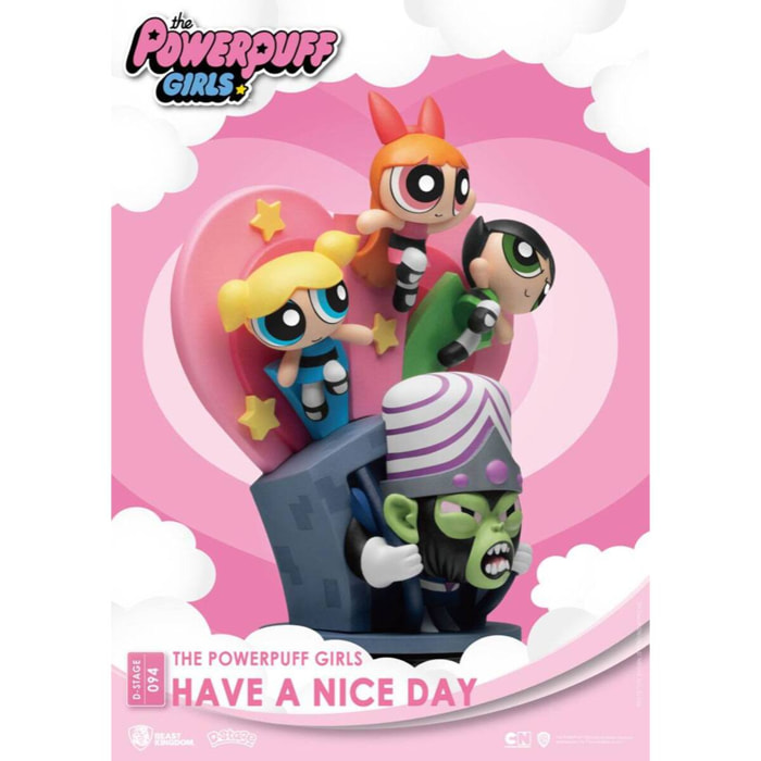 The Powerpuff Girls D-Stage PVC Diorama Have A Nice Day Standard Version 15 Cm Beast Kingdom Toys