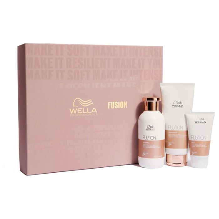 WELLA PROFESSIONALS Cofanetto Fusion Intense Repair Shampoo 250ml + Conditioner 200ml + Mask 75ml