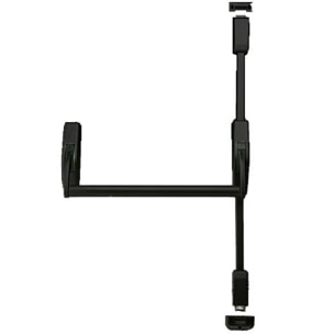 Fermeture anti-panique CrossBar 3 points JPM larg.1250 mm - Noir satiné - 890300-21-2Z