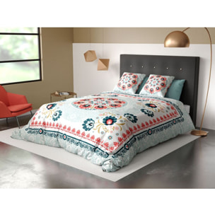 Parure De Couette 3pcs 100% Coton 47 Fils/cm2 -camelia