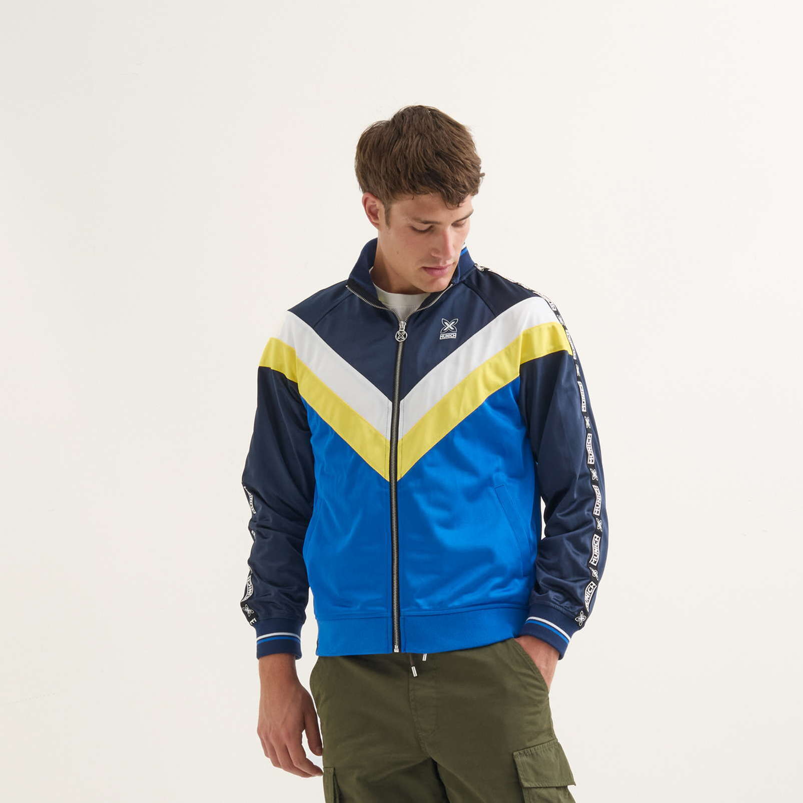 Chaqueta MUNICH Scudetto streetwear hombre de poliéster multicolor