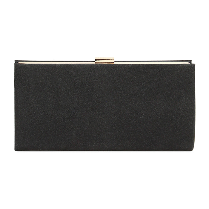 Clutch negro de glitter