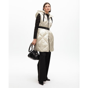 Gilet Imbottito con Cappuccio