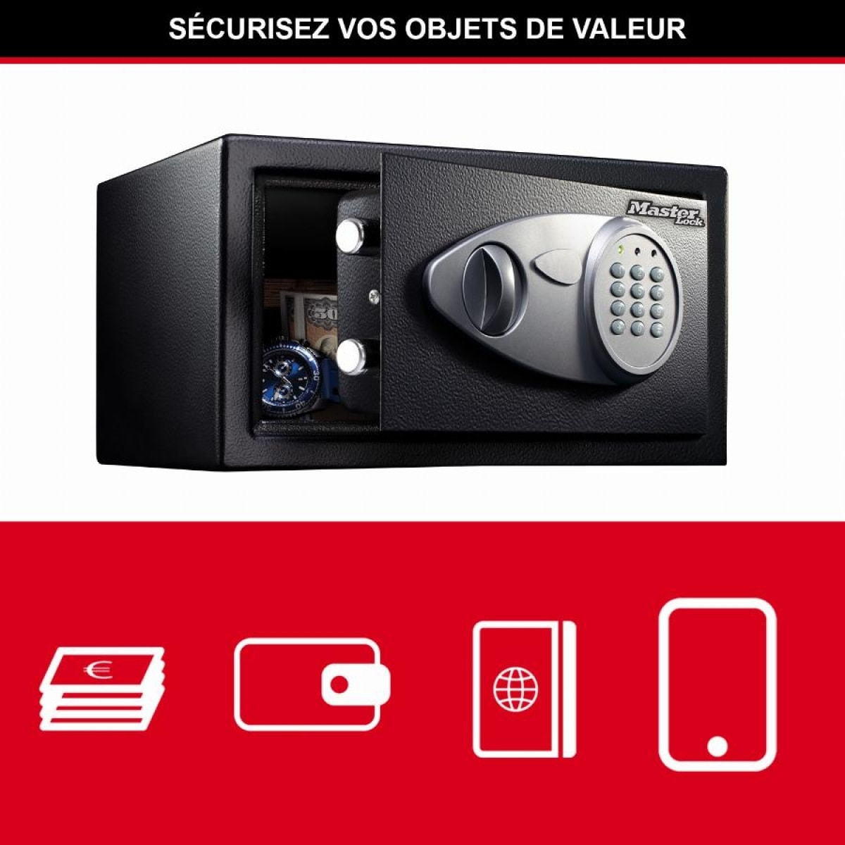 Coffre-fort à combinaison électronique MASTERLOCK 11L - X041ML