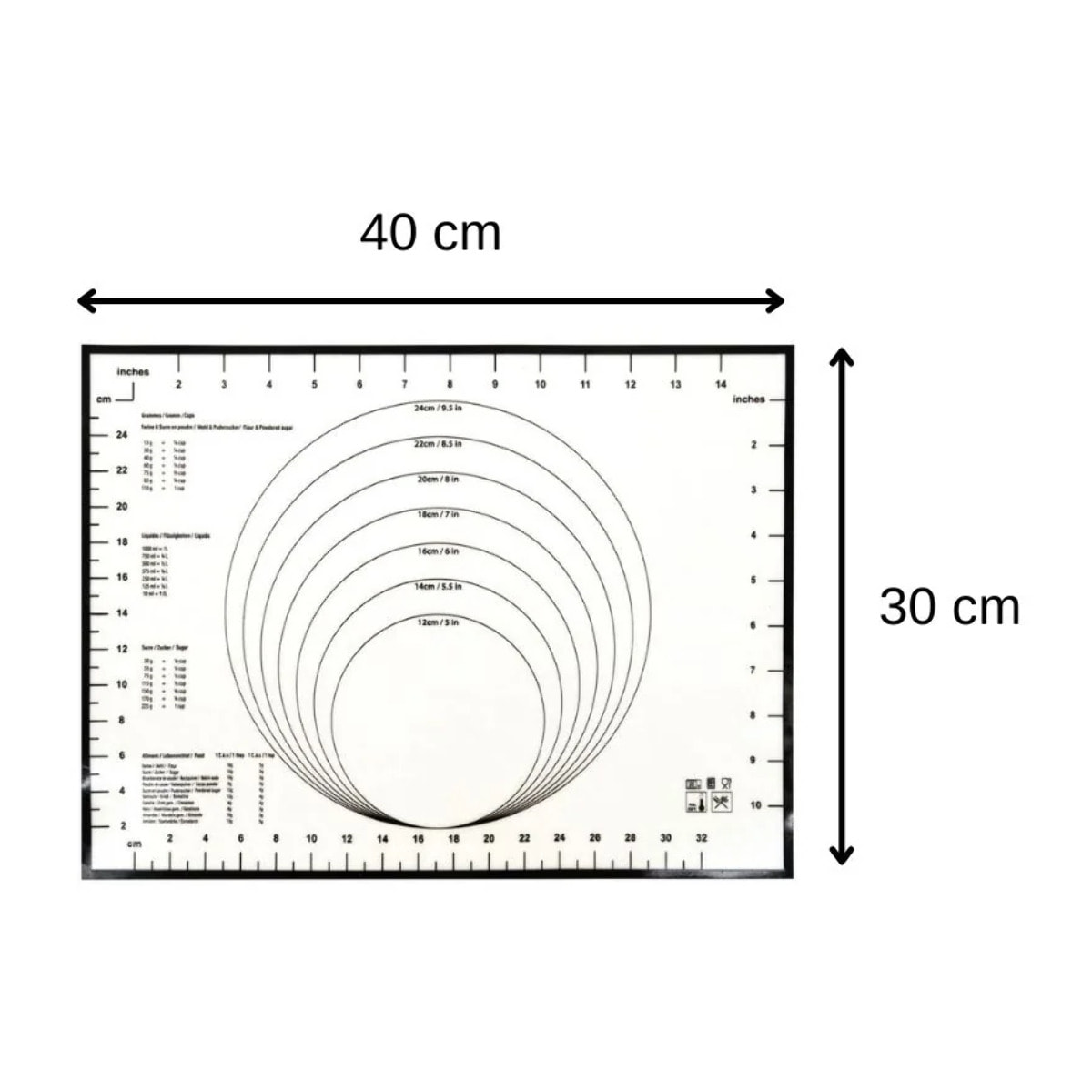 Lot de 2 plaques pâtisserie et cuisson 40/30 cm en silicone Zenker Smart Pastry