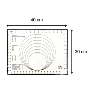 Lot de 2 plaques pâtisserie et cuisson 40/30 cm en silicone Zenker Smart Pastry