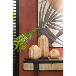 J-Line vase - verre - orange clair - small - Ø 15.5 cm