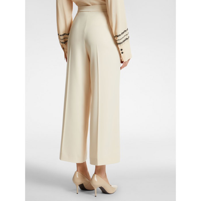 Elena Mirò - pantalones cortos elegantes - Beige