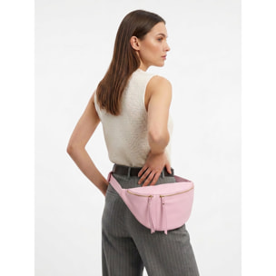 Borsa a tracolla da donna Made in Italy - Modello Caelia Plus - 100% pelle - 47.0 x 28.0 x 2.0 cm