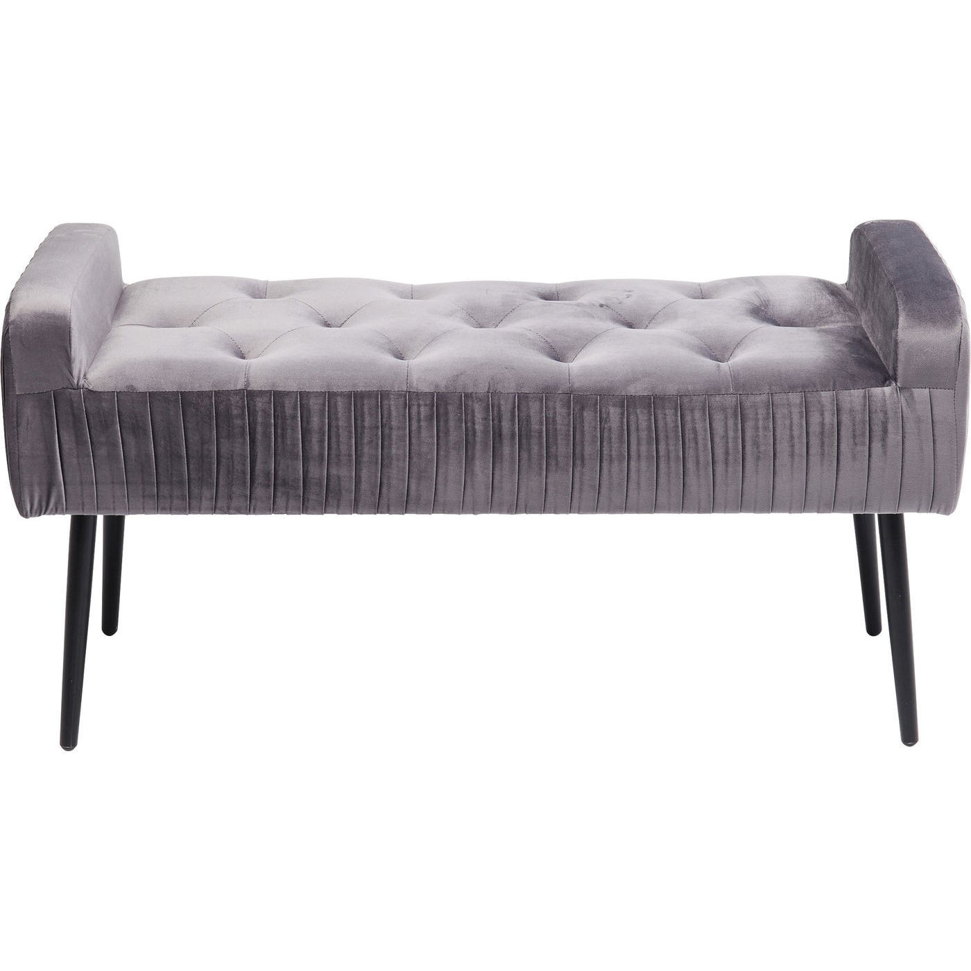 Banc Lofty gris et noir Kare Design