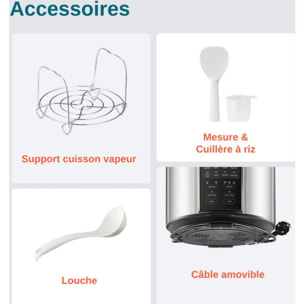 Multicuiseur COSORI 5.7Litre Pressure CookerKAAPPCCSNEU0007Y