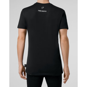 PHILIPP PLEIN Camiseta de cuello redondo y manga corta SKULL
