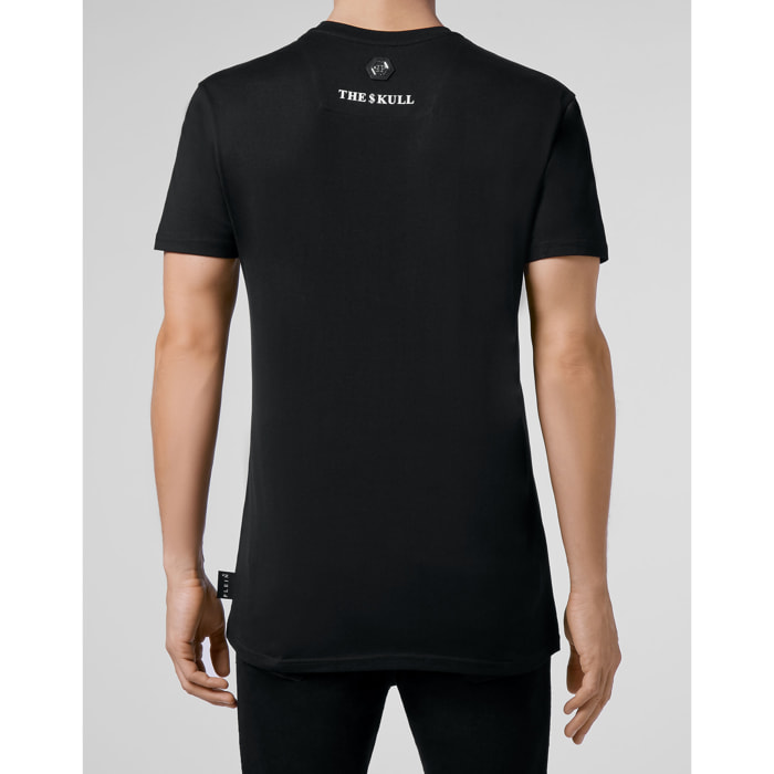 PHILIPP PLEIN Camiseta de cuello redondo y manga corta SKULL