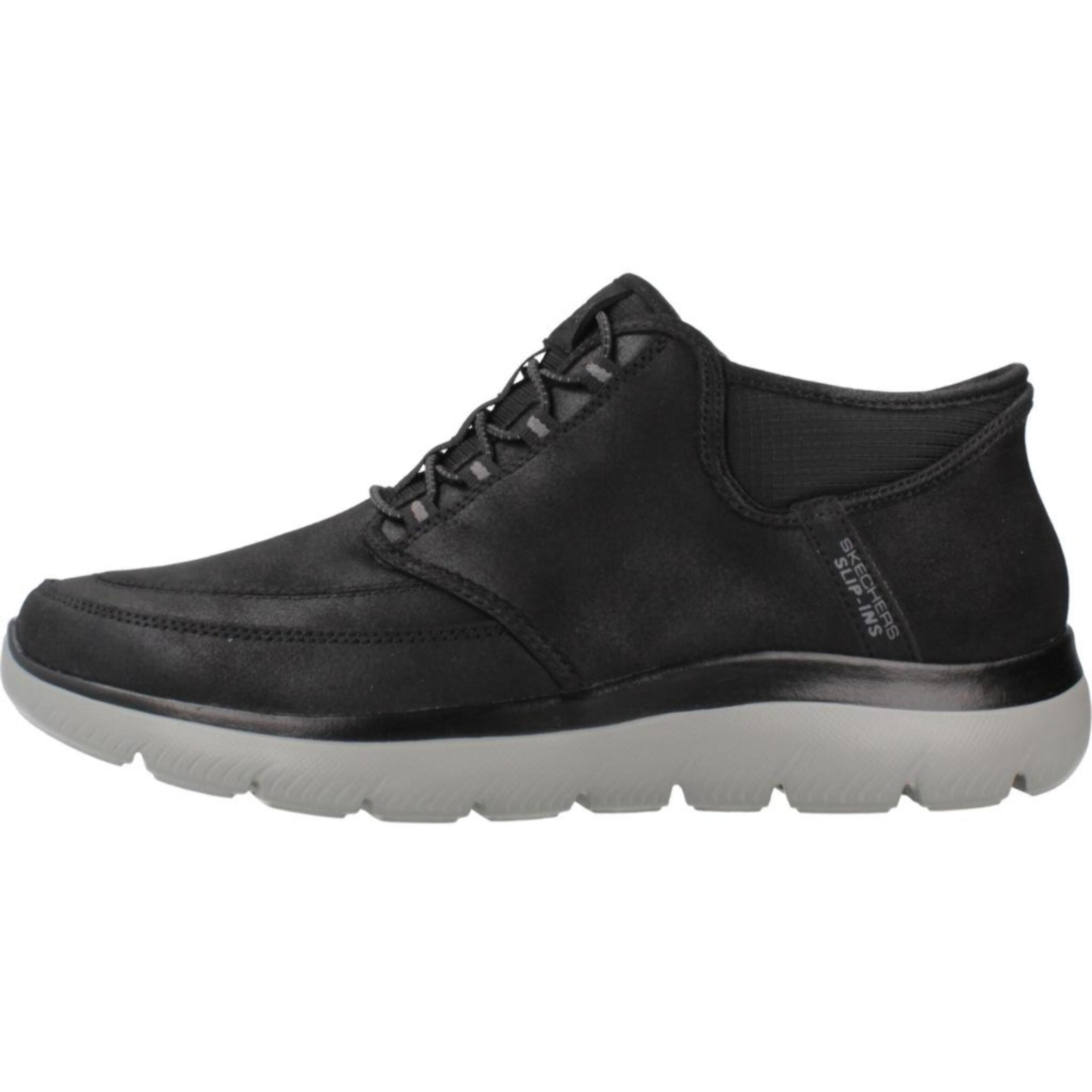 Sneakers De  Hombre Slip Ins - Summits - Siegul Negro