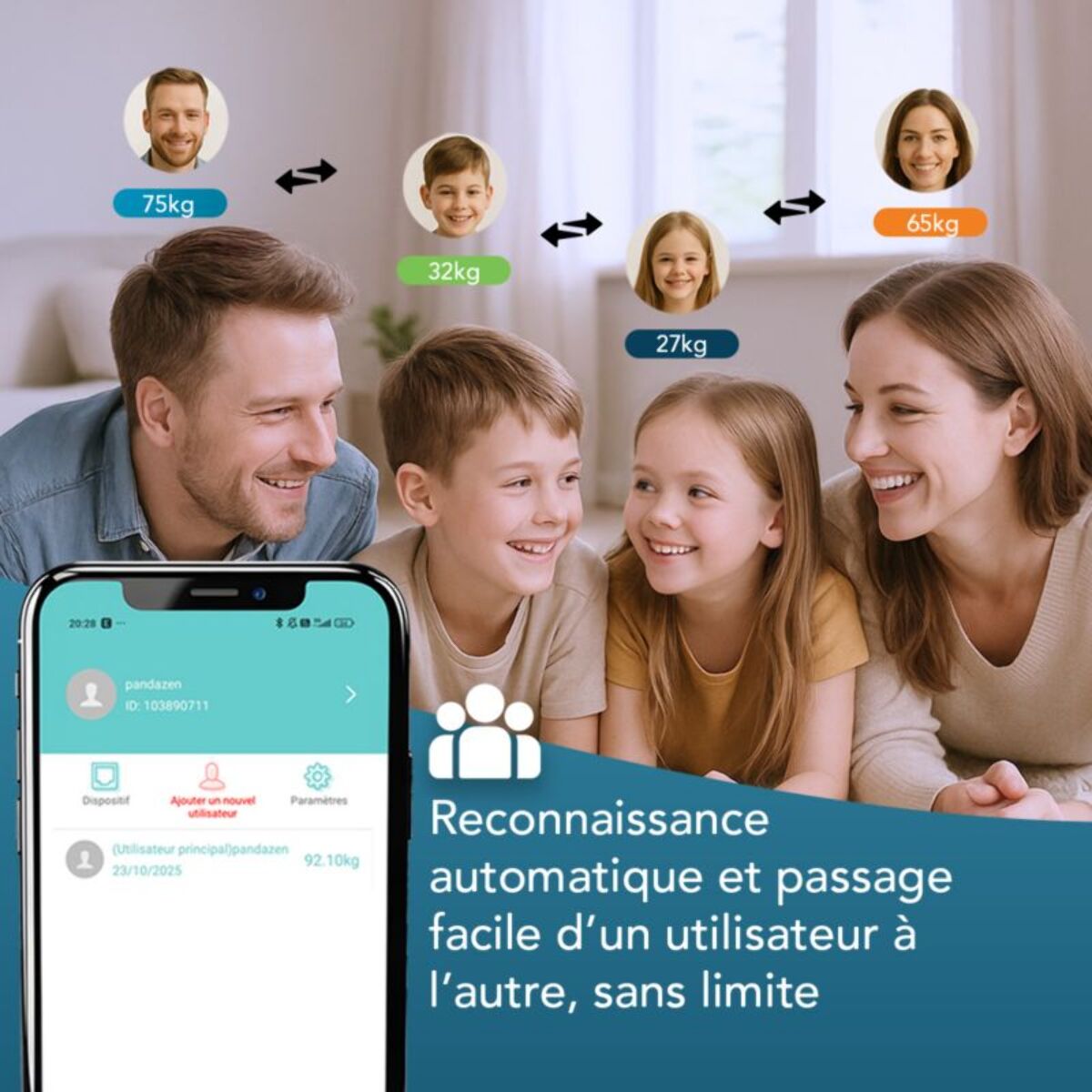 Pèse personne impédancemètre HAEPI Hi-Anna-GR