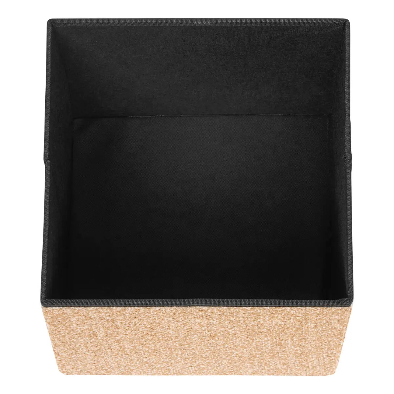 Pouf Coffre Pliable Oxia 38x38cm Ocre