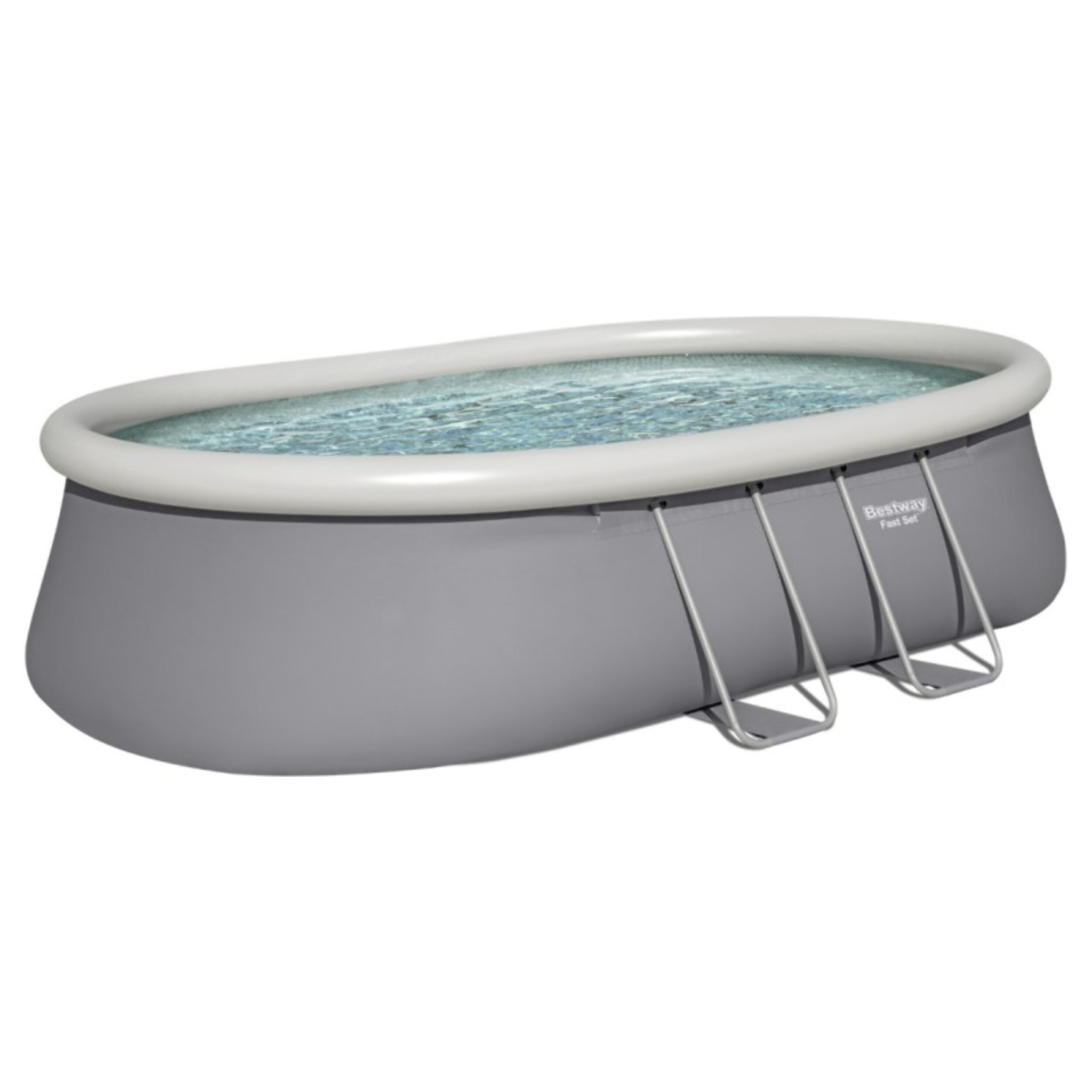 Bestway Piscine autoportante Ovale Fast Set 549 x 366 x 122 cm - Filtration incluse