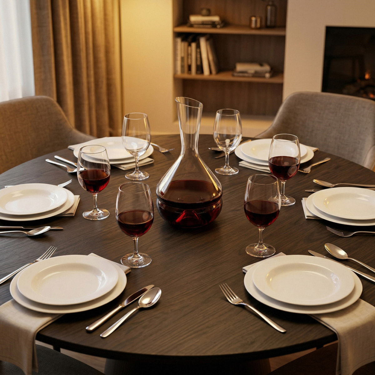 Opéra - 1 caraffa da 2 L e 6 bicchieri a stelo da 47 cl