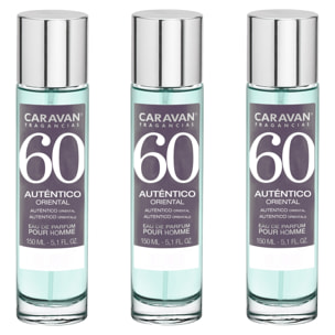 Caravan fragancias set de 3 frascos perfume de hombre nº60, de 150 ml