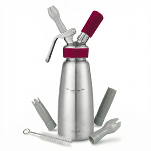 Siphon professionnel inox GOBEL - cuve inox - tête inox - 0.5L