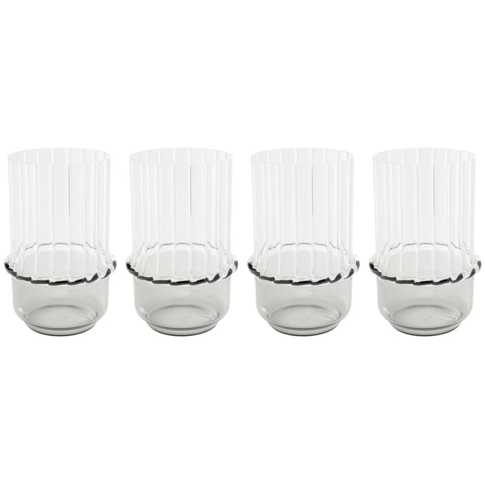 Verres hauts Noelle set de 4 Kare Design