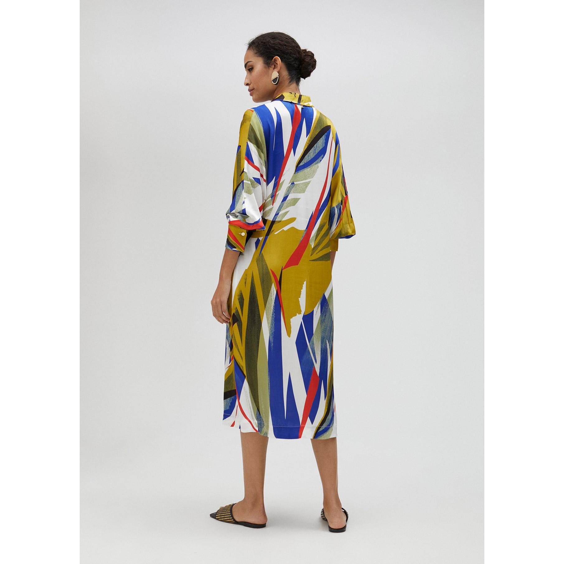 Vestito lungo con stampa