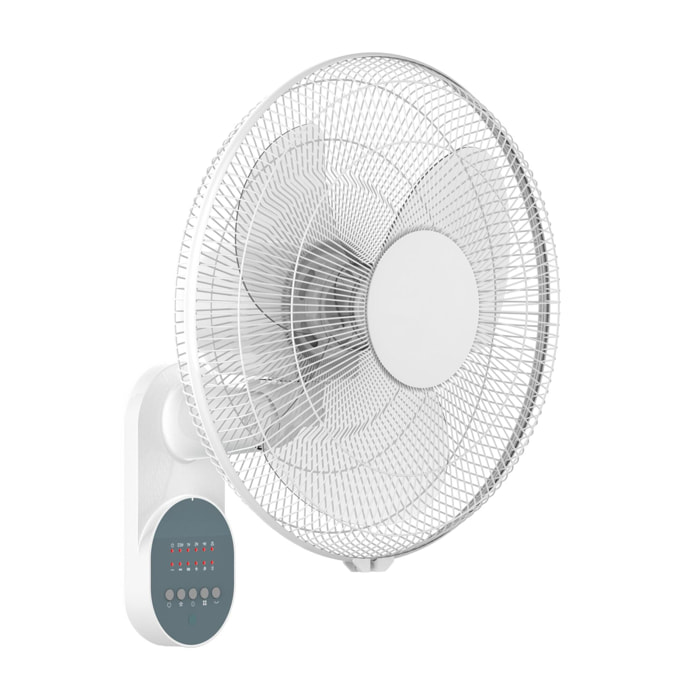 Ventilateur mural avec minuterie et 3 vitesses