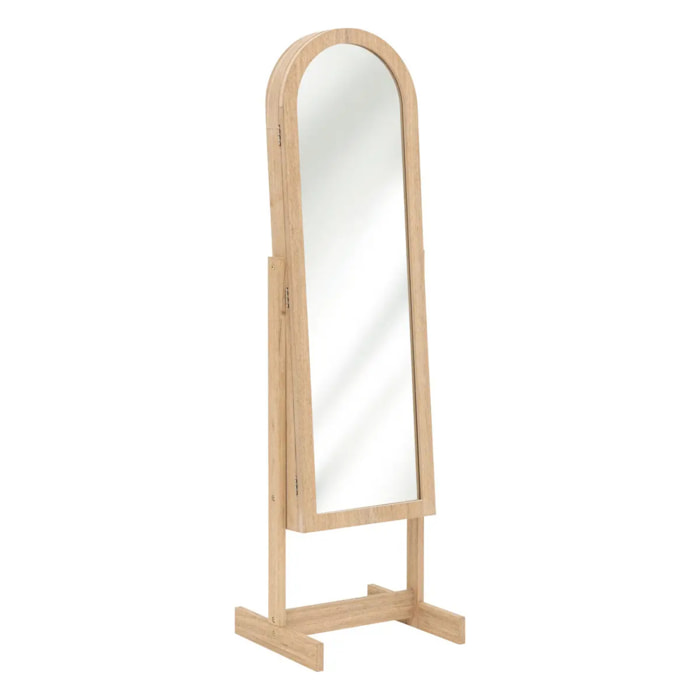 Armoire à bijoux sur pied H145cm bois