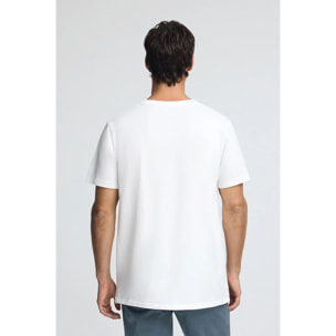 Camiseta Amore blanca con parche personalizado Polo Club