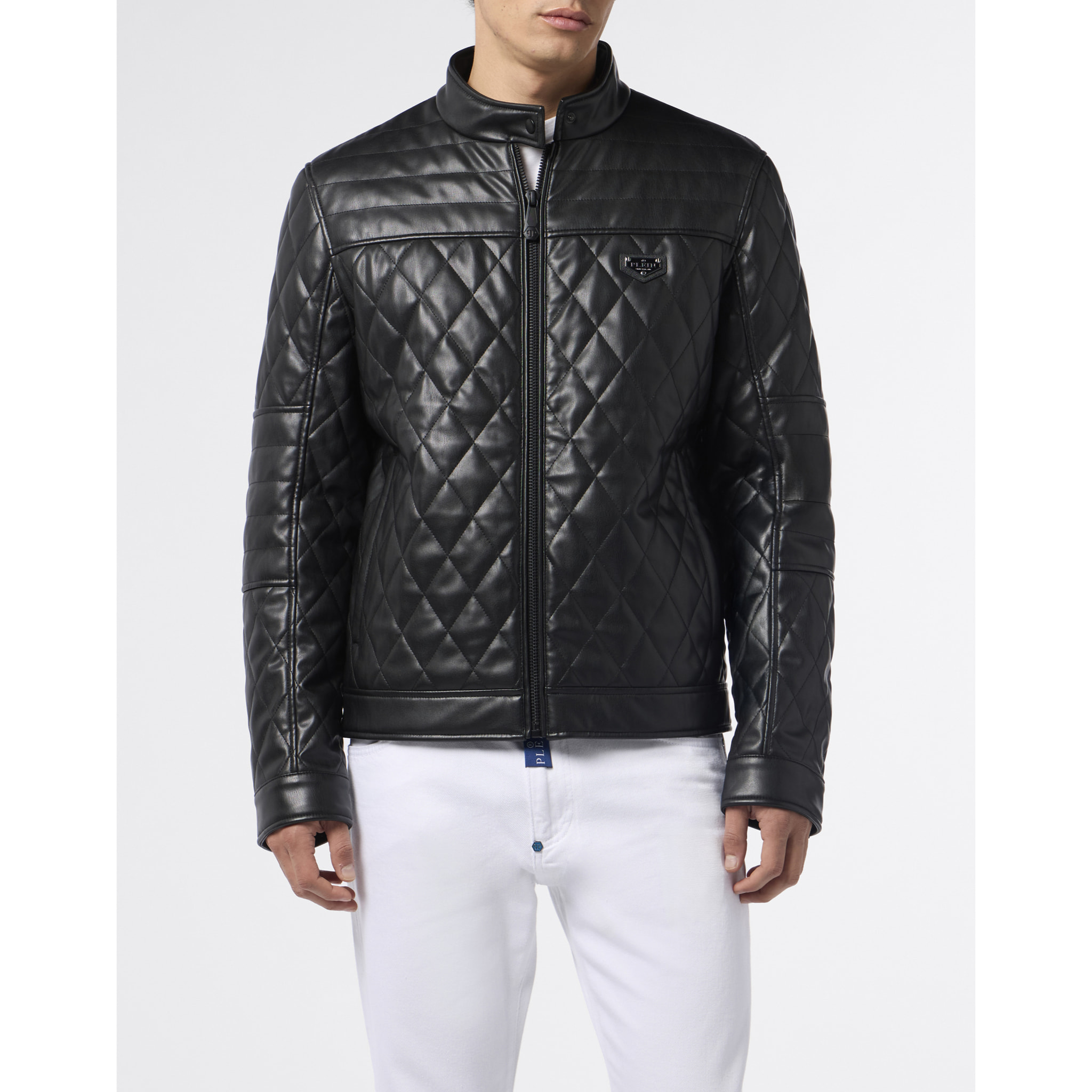 PHILIPP PLEIN Eco Leather Padded Jacket