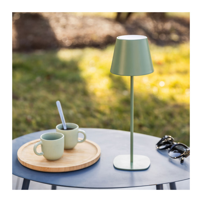 Lampe à poser 4 en 1 - Vert amande - NAOUSSA