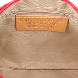 Deanna Borsa a mano Donna.Pelle autentica Camoscio Inciso Serpente