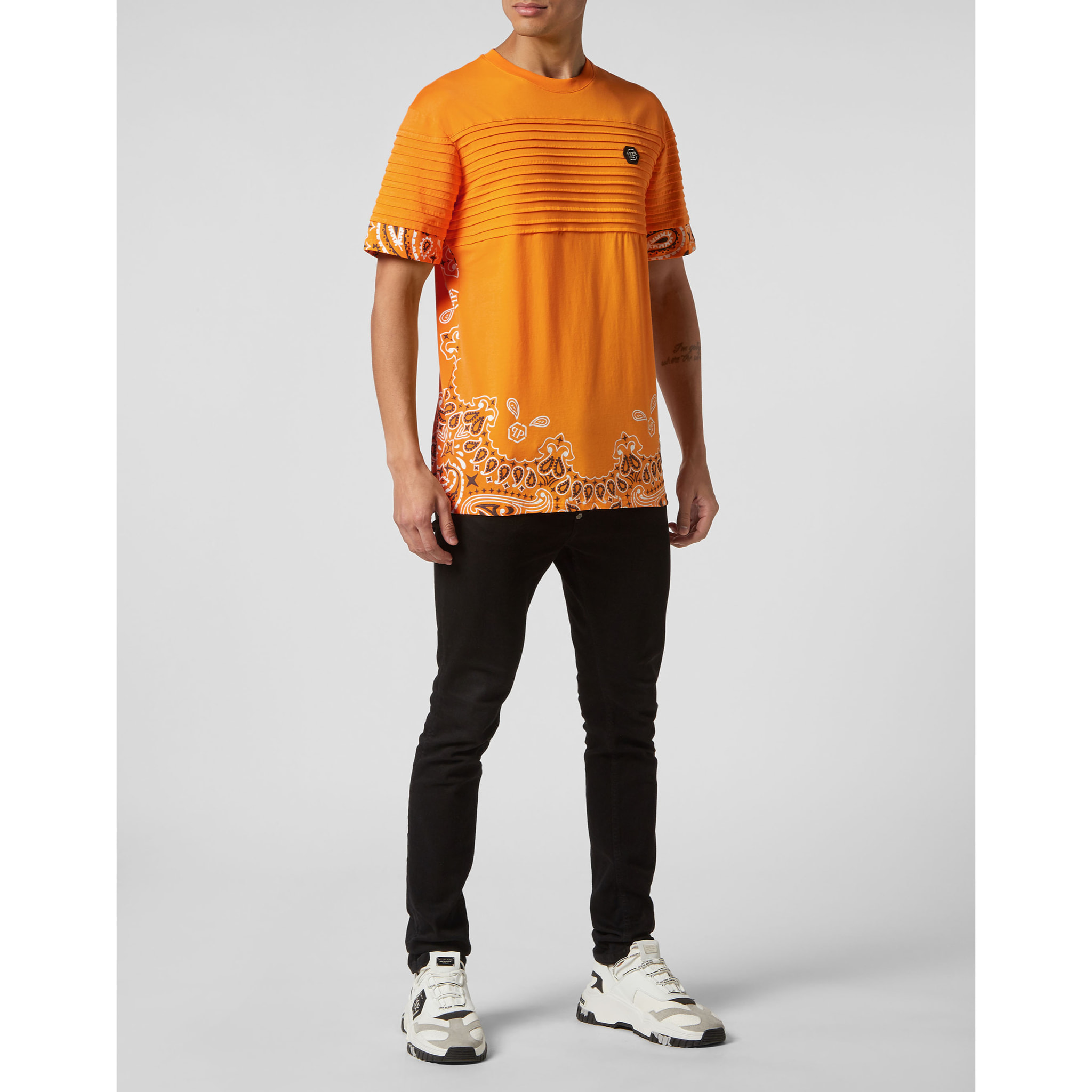 PHILIPP PLEIN T-Shirt Round Neck PAISLEY