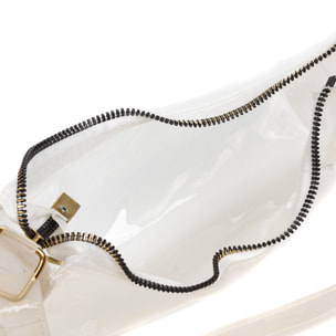 Zeri bolso de hombro de PVC transparente.