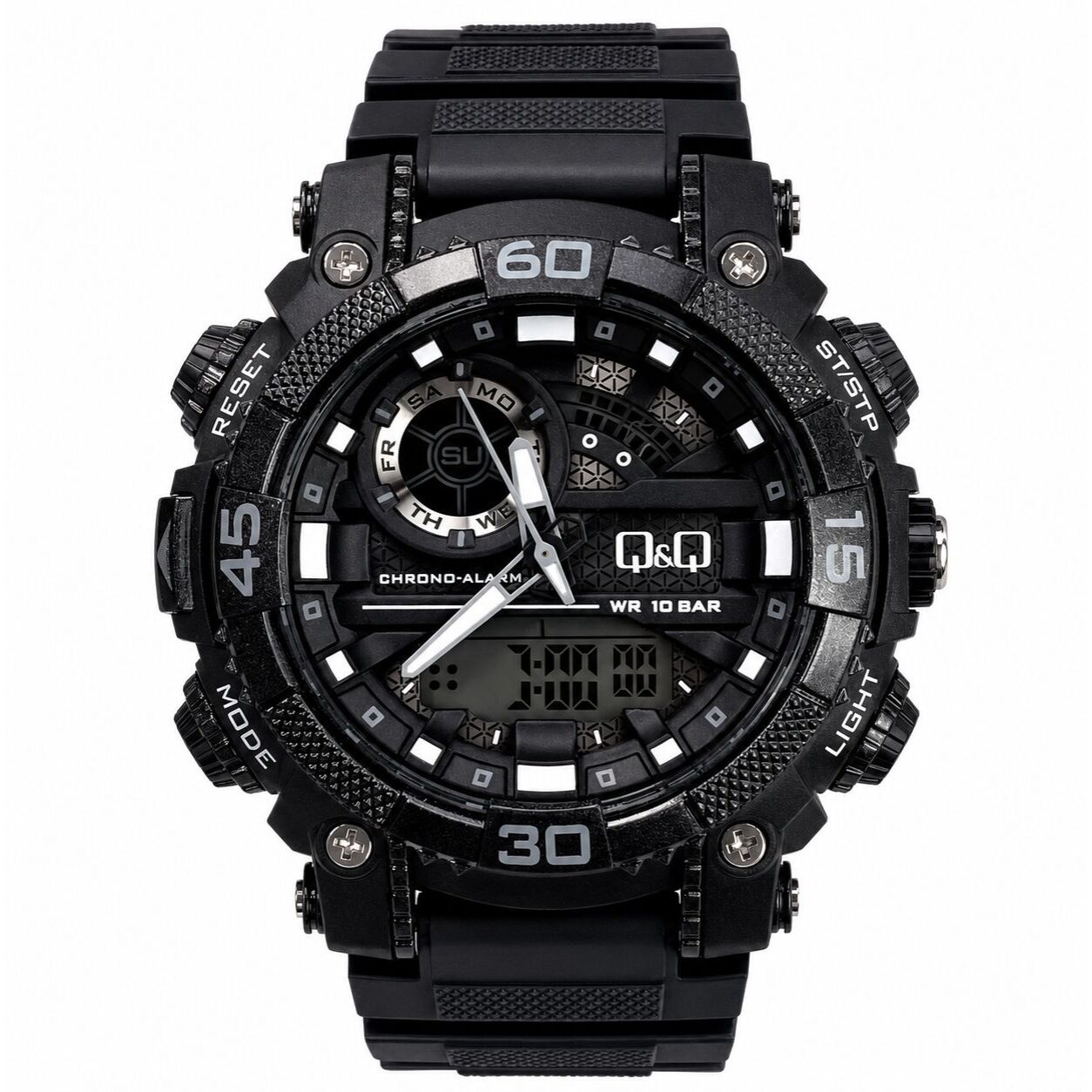 Reloj Q&q GW87J001Y Hombre Analogico/digital Cuarzo con Correa de Resina
