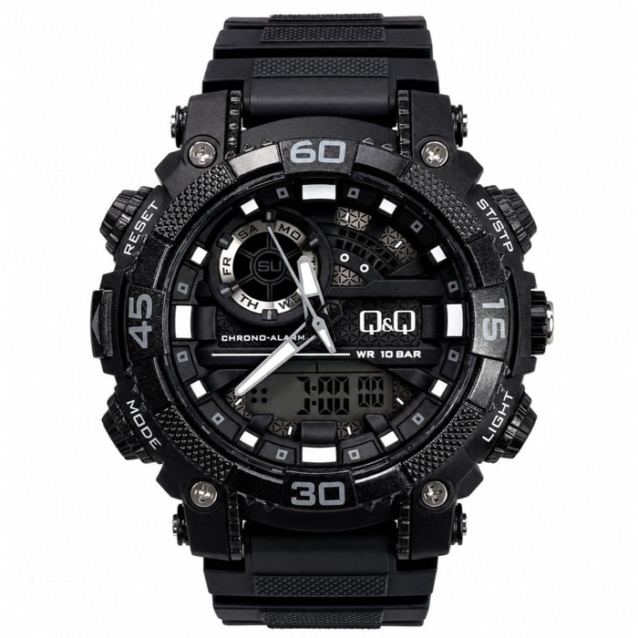 Reloj Q&q GW87J001Y Hombre Analogico/digital Cuarzo con Correa de Resina