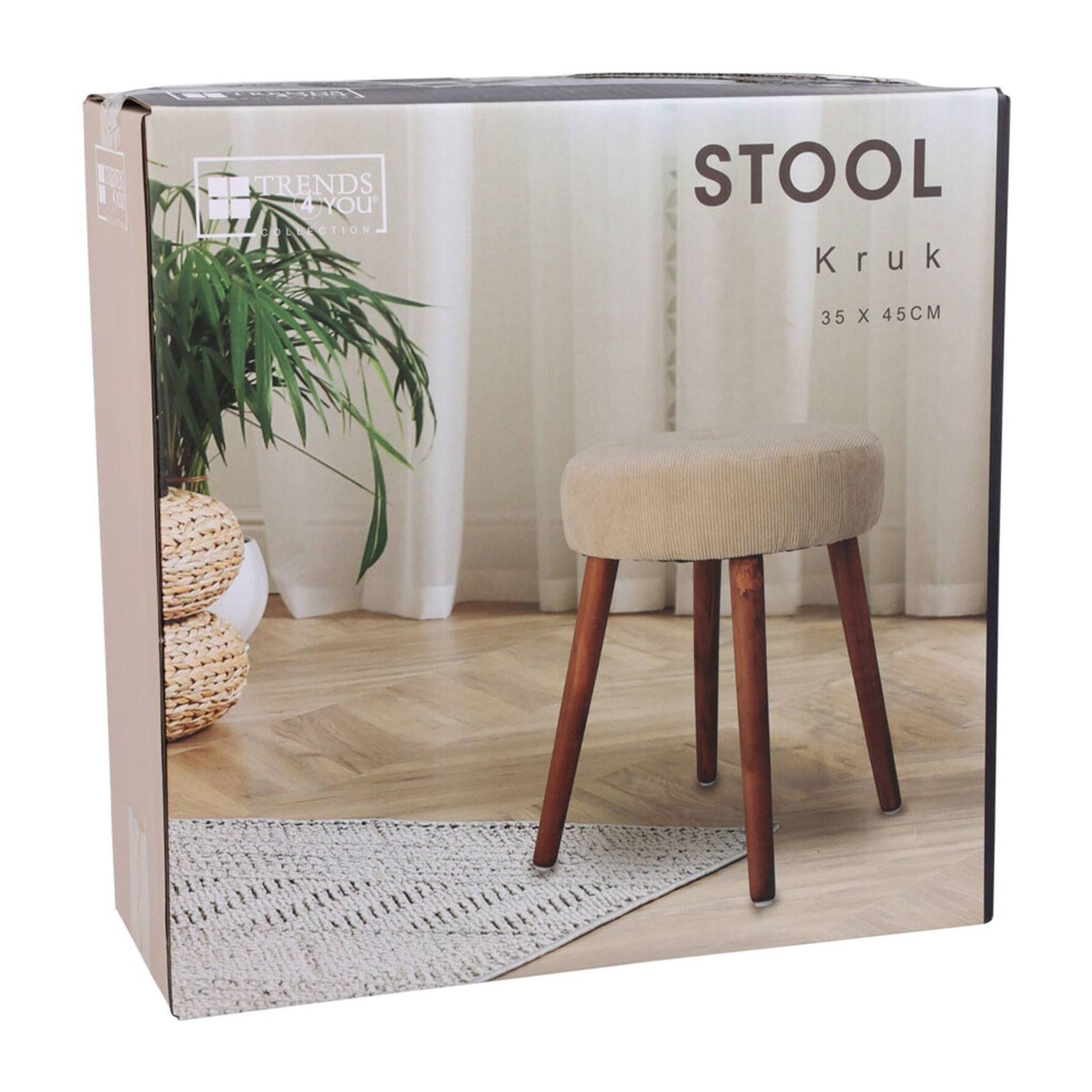 Taburete 
35x45cm Color Beige